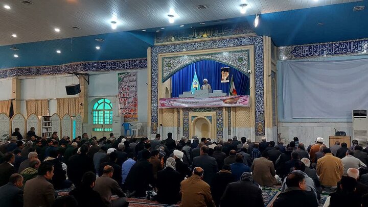 تصاویر/ آیین عبادی سیاسی نماز جمعه شهرستان زابل