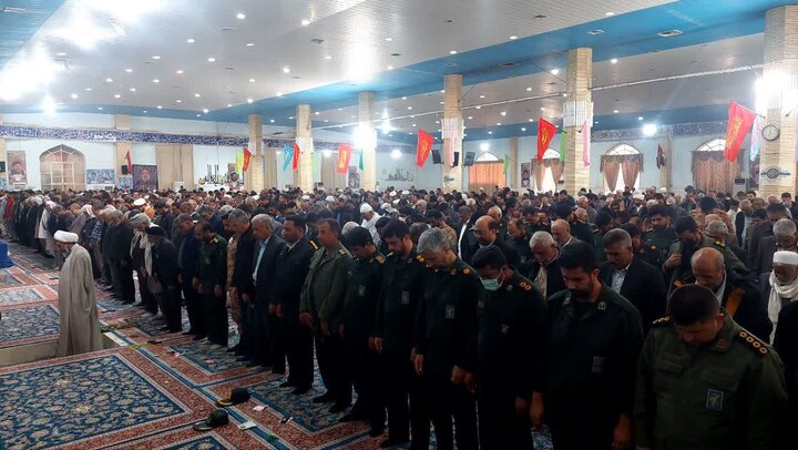 تصاویر/ آیین عبادی سیاسی نماز جمعه شهرستان زابل