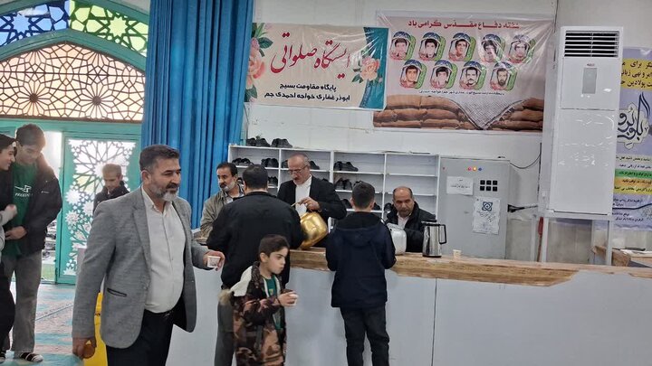 نمازجمعه شهر جم به روایت تصاویر