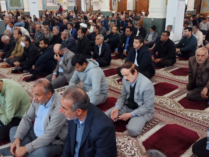 نماز جمعه برازجان به روایت تصویر