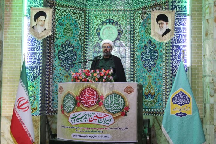 تصاویر/ برگزاری نماز جمعه شهرستان خاتم