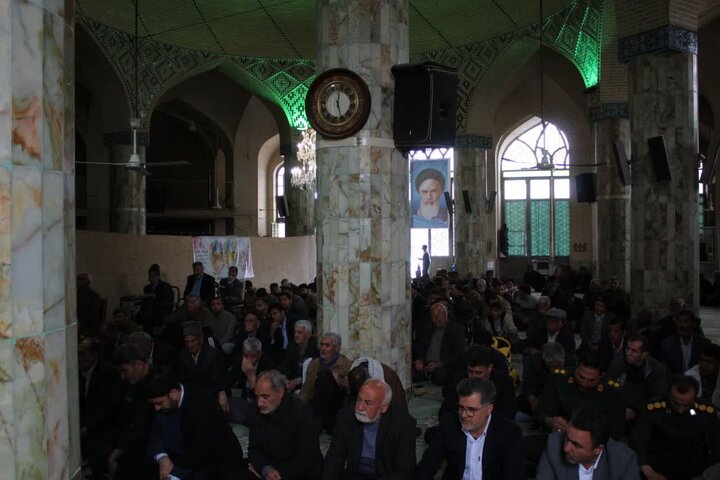 تصاویر/ برگزاری نماز جمعه شهرستان خاتم