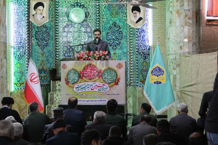 تصاویر/ برگزاری نماز جمعه شهرستان خاتم