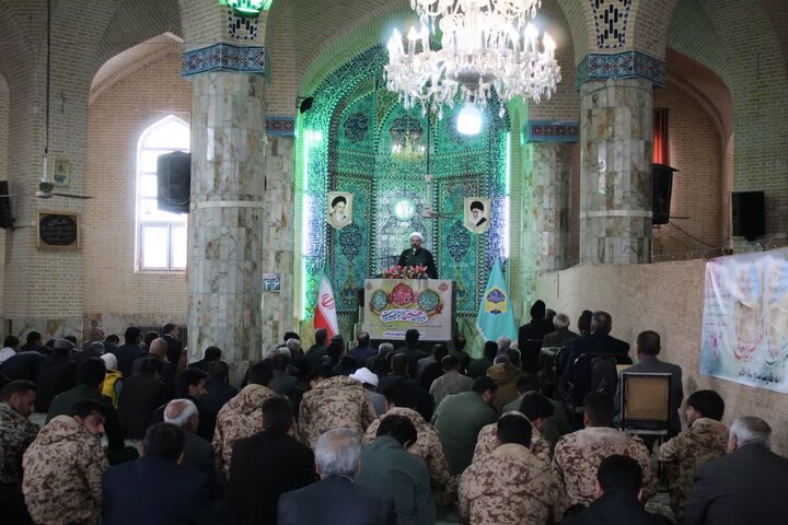 تصاویر/ برگزاری نماز جمعه شهرستان خاتم