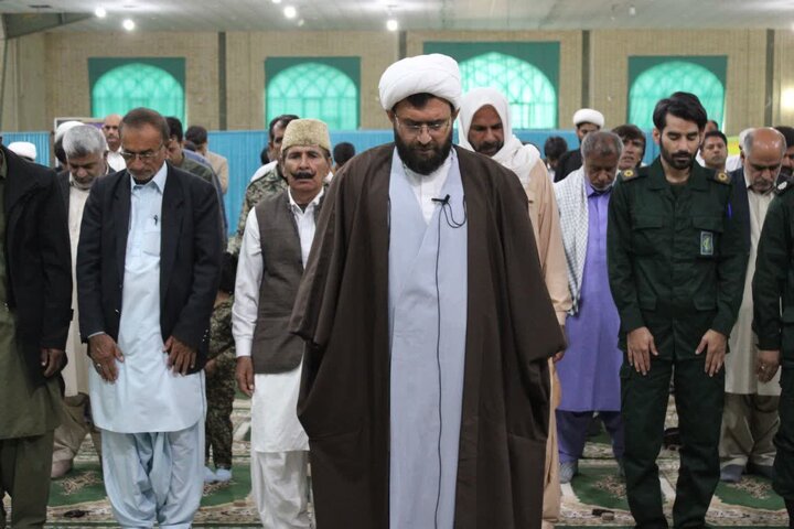 تصاویر/ آیین عبادی سیاسی نماز جمعه شهرستان دلگان