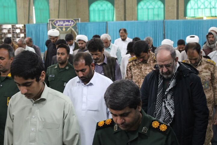 تصاویر/ آیین عبادی سیاسی نماز جمعه شهرستان دلگان