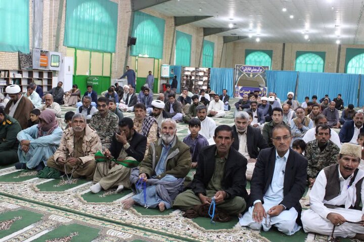 تصاویر/ آیین عبادی سیاسی نماز جمعه شهرستان دلگان