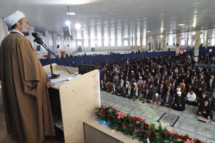 تصاویر/ آیین عبادی سیاسی نماز جمعه شهرستان زاهدان