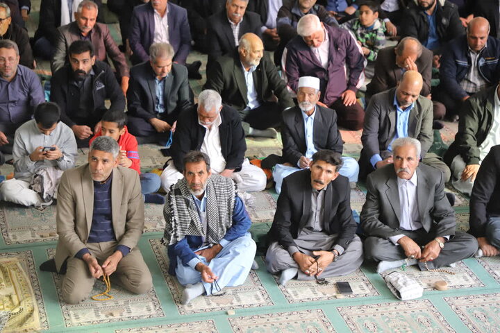 تصاویر/ آیین عبادی سیاسی نماز جمعه شهرستان زاهدان