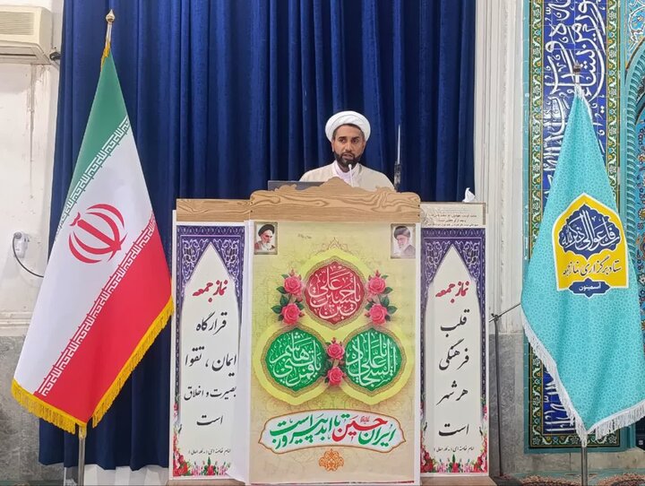 تصاویر/ اقامه نمازجمعه شهر نودژ