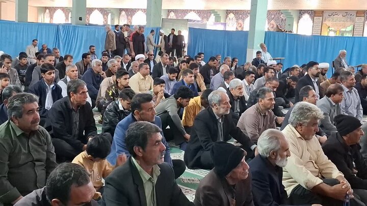 تصاویر/ اقامه نمازجمعه شهر عنبرآباد