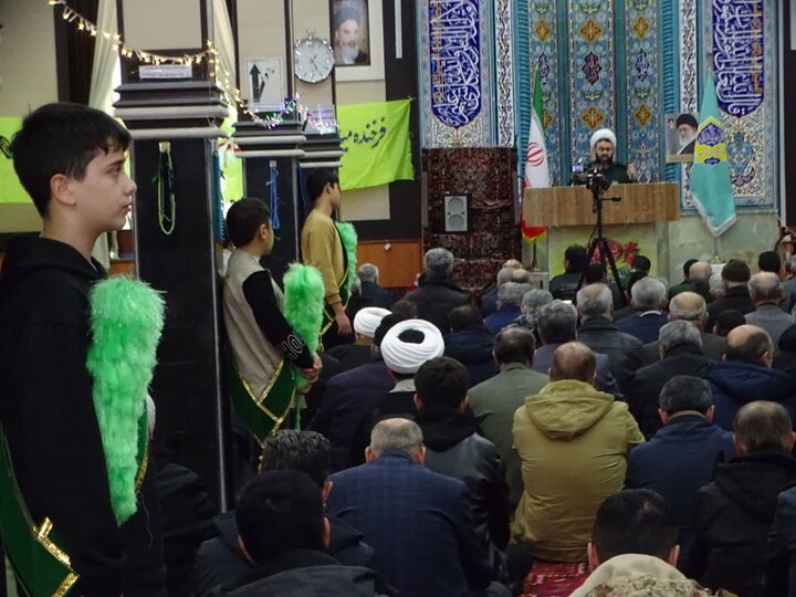 تصاویر/ آیین عبادی سیاسی نماز جمعه چهاربرج