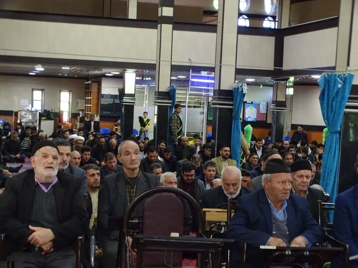 تصاویر/ آیین عبادی سیاسی نماز جمعه چهاربرج