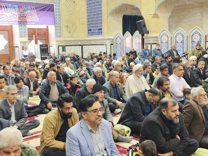 تصاویر/ اقامه نمازجمعه شهر بم