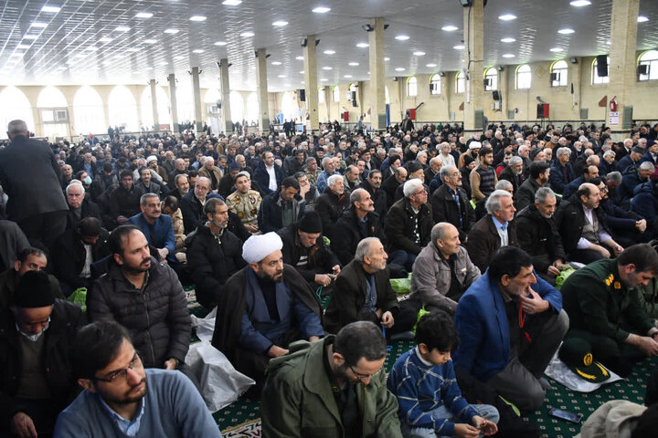 تصاویر/ آیین عبادی سیاسی نماز جمعه خوی