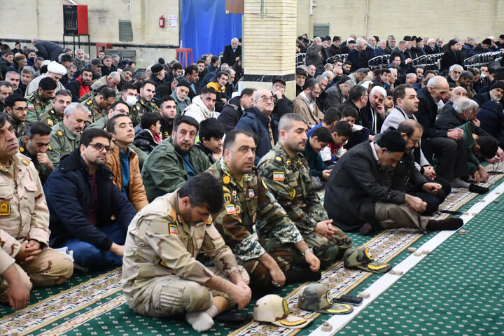 تصاویر/ آیین عبادی سیاسی نماز جمعه خوی