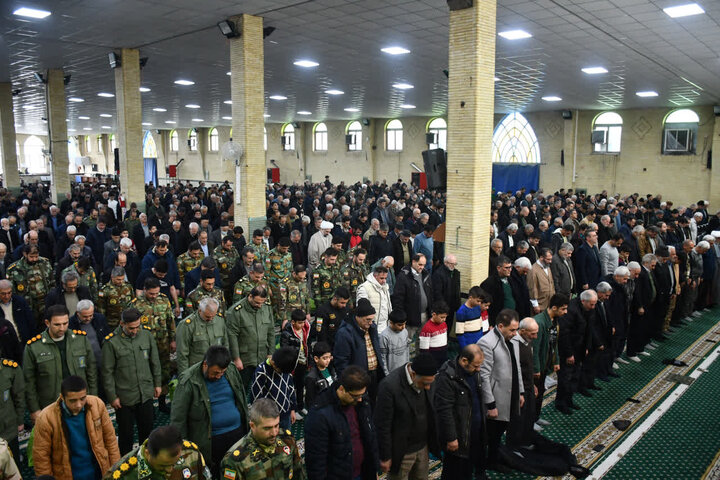 تصاویر/ آیین عبادی سیاسی نماز جمعه خوی