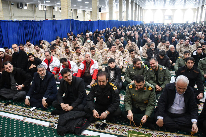 تصاویر/ آیین عبادی سیاسی نماز جمعه خوی