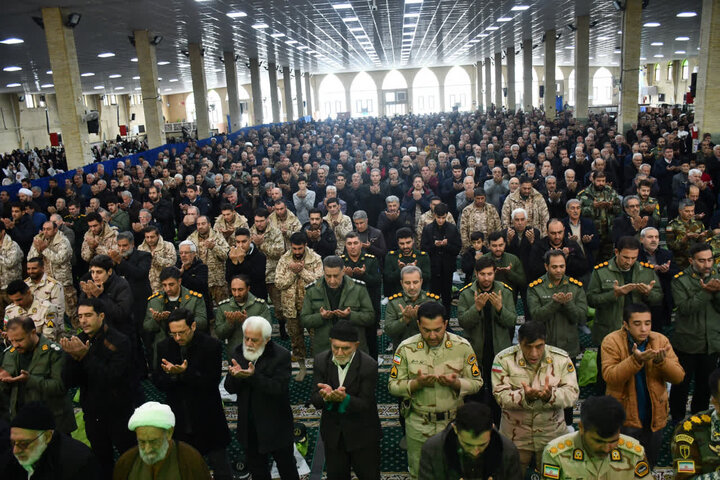 تصاویر/ آیین عبادی سیاسی نماز جمعه خوی