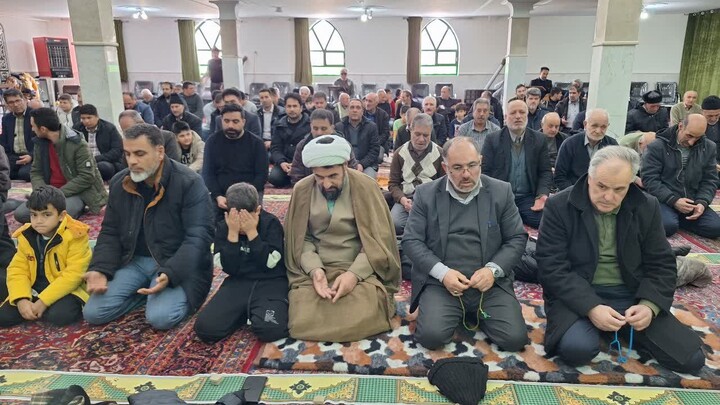 تصاویر/ آیین عبادی سیاسی نمازجمعه امروز شهر ترکمنچای