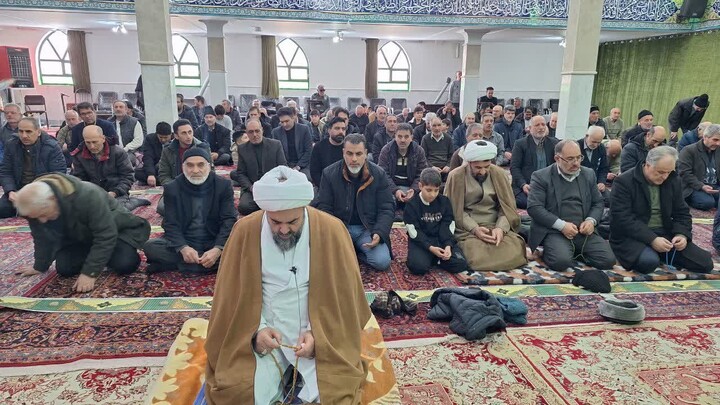 تصاویر/ آیین عبادی سیاسی نمازجمعه امروز شهر ترکمنچای