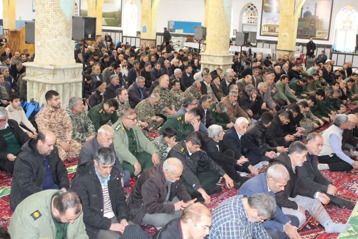 تصاویر/ آیین عبادی سیاسی نمازجمعه امروز شهر بناب