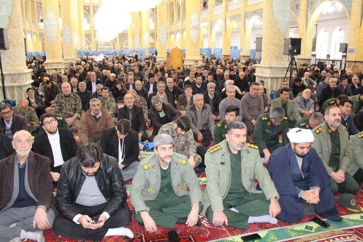 تصاویر/ آیین عبادی سیاسی نمازجمعه امروز شهر بناب