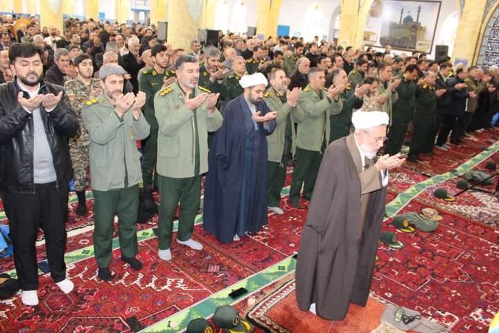 تصاویر/ آیین عبادی سیاسی نمازجمعه امروز شهر بناب