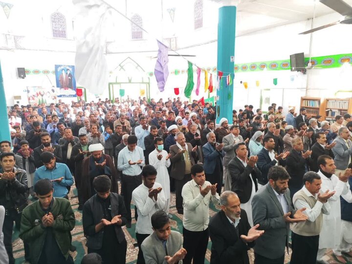 تصاویر/ اقامه نمازجمعه شهر ریگان