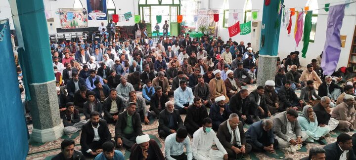 تصاویر/ اقامه نمازجمعه شهر ریگان