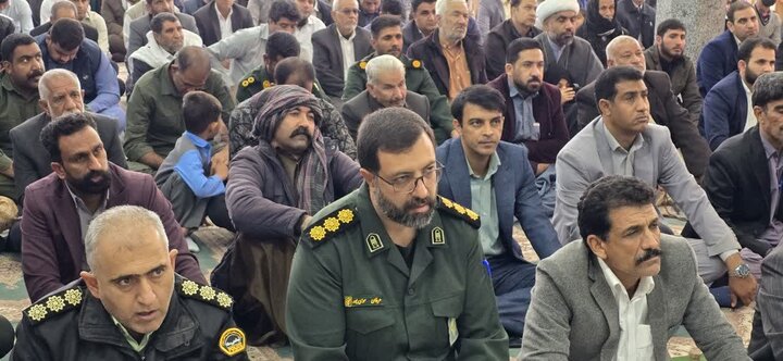 تصاویر/ اقامه نمازجمعه شهر ریگان