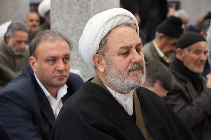 تصاویر/ آیین عبادی سیاسی نماز جمعه نوشین شهر