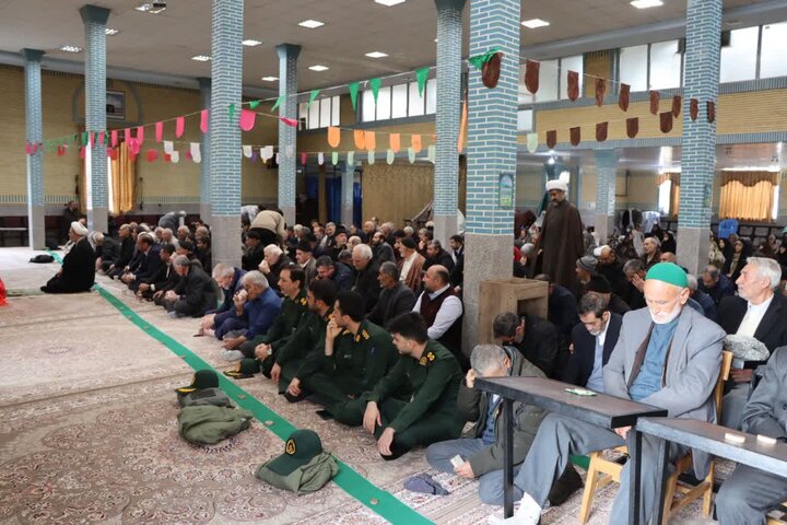 تصاویر/ آیین عبادی سیاسی نماز جمعه نوشین شهر