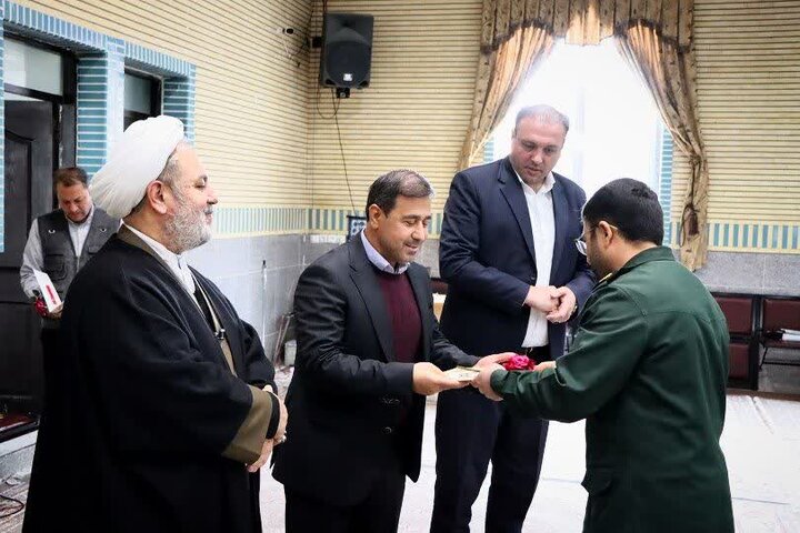 تصاویر/ آیین عبادی سیاسی نماز جمعه نوشین شهر