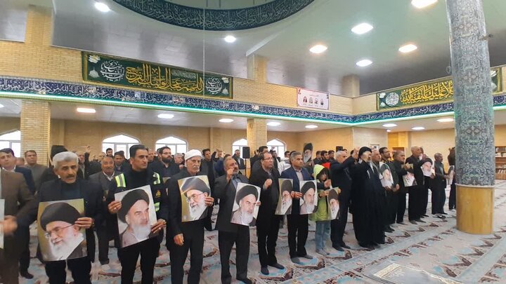 تصاویر/مراسم آئین وحدت بخش نمازجمعه در شهرستان چوار