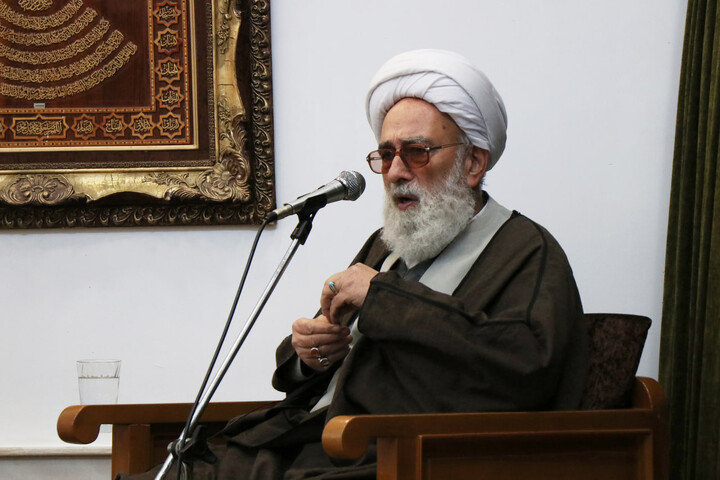 تصاویر / مراسم جشن میلاد امام حسین علیه السلام در بیت آیت الله العظمی نوری همدانی