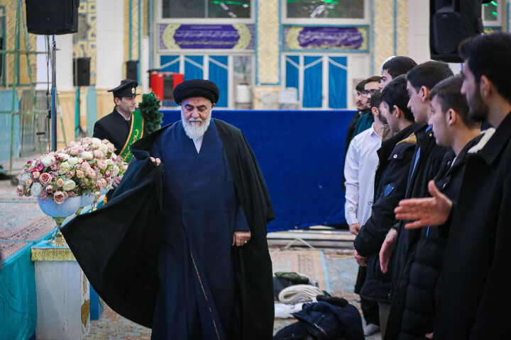 تصاویر/ گردهمایی فارغ‌التحصیلان و طلاب حوزه علمیه حضرت ولی‌عصر "عج" بناب