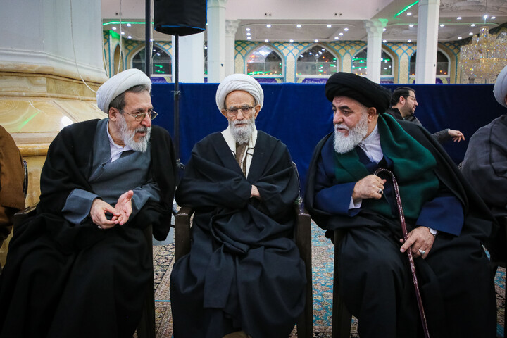 تصاویر/ گردهمایی فارغ‌التحصیلان و طلاب حوزه علمیه حضرت ولی‌عصر "عج" بناب