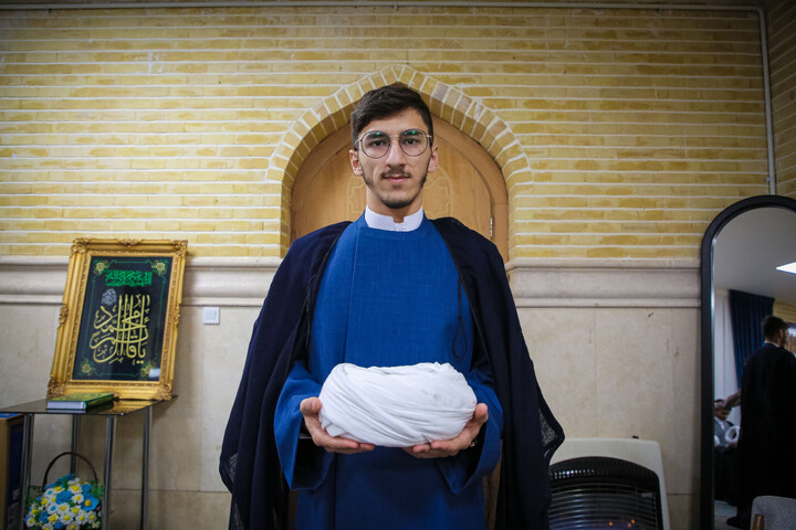 تصاویر/ گردهمایی فارغ‌التحصیلان و طلاب حوزه علمیه حضرت ولی‌عصر "عج" بناب