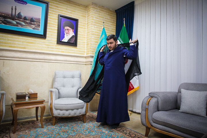 تصاویر/ گردهمایی فارغ‌التحصیلان و طلاب حوزه علمیه حضرت ولی‌عصر "عج" بناب