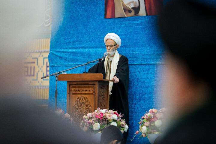 تصاویر/ گردهمایی فارغ‌التحصیلان و طلاب حوزه علمیه حضرت ولی‌عصر "عج" بناب