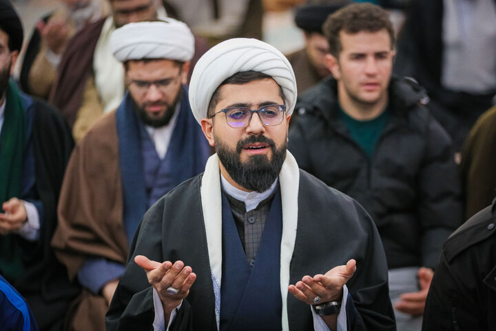 تصاویر/ گردهمایی فارغ‌التحصیلان و طلاب حوزه علمیه حضرت ولی‌عصر "عج" بناب