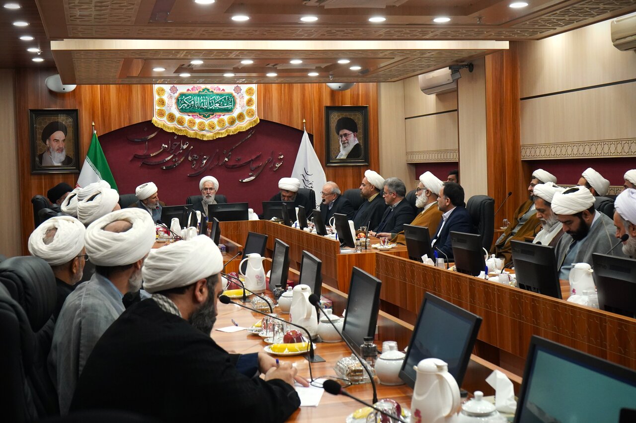 حضور دادستان کشور در جمع اعضای"قرارگاه جنگ ترکیبی بلاغ مبین حوزه های علمیه