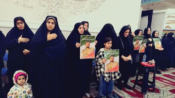 تصاویر/  مراسم گرامیداشت شهید امیرحسین ترکاشوند در مصلای رشت