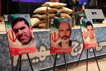 تصاویر / مراسم یادواره شهد ای مدافع امنیت در قزوین