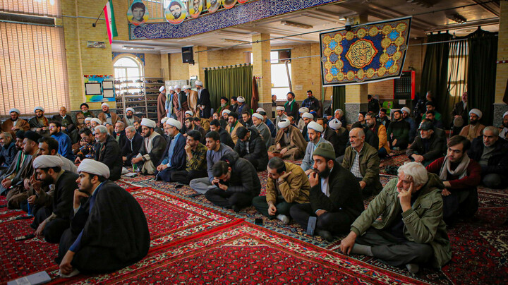 تصاویر/جشن میلاد امام حسین و حضرت عباس(علیهم‌السلام) در مدرسه علمیه آیت‌الله آخوند همدان