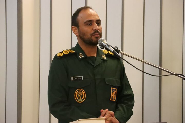 آیین تکریم و معارفه فرمانده ناحیه مقاومت بسیج شهرستان شازند