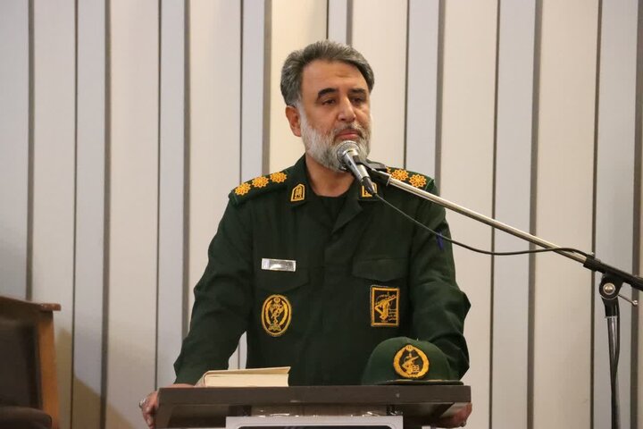 آیین تکریم و معارفه فرمانده ناحیه مقاومت بسیج شهرستان شازند