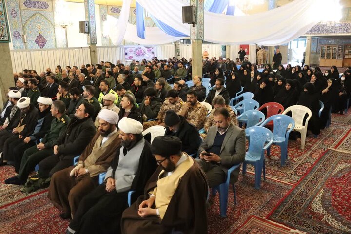 آیین تکریم و معارفه فرمانده ناحیه مقاومت بسیج شهرستان شازند