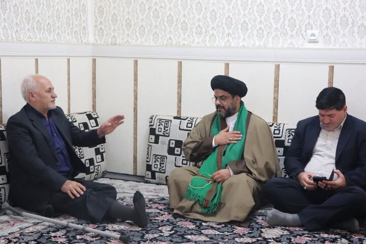 تصاویر/دیدار امام جمعه مهران با جانبازان